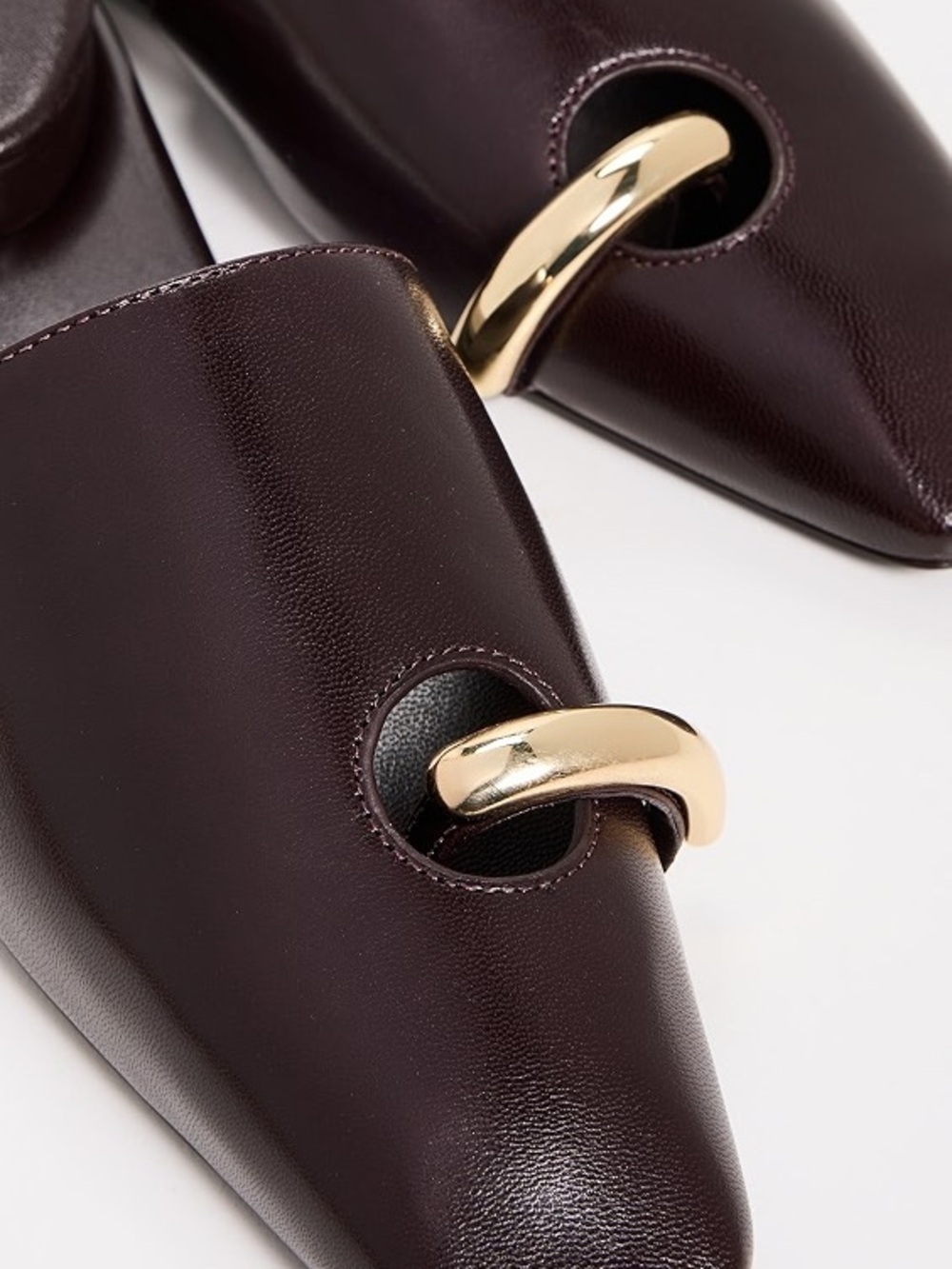 Tory Burch Pierced Mule — Size 10 (Plum) - Picture 2 of 6